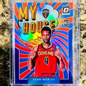 EVAN MOBLEY ROOKIE CARD MY HOUSE CLEVELAND CAVALIERS NBA